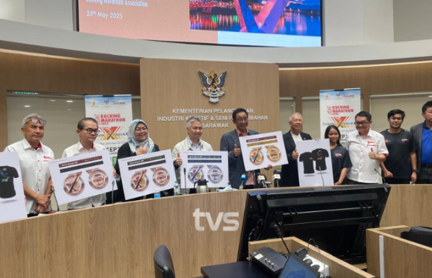 TVS: Lebih 15,000 peserta dijangka sertai Kuching Marathon 2025