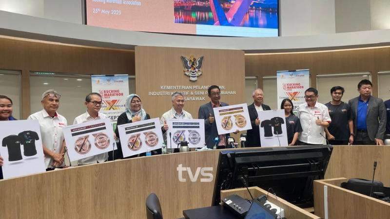 TVS: Lebih 15,000 peserta dijangka sertai Kuching Marathon 2025